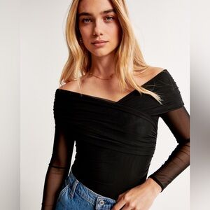 Abercrombie and Fitch Off the Shoulder Bodysuit